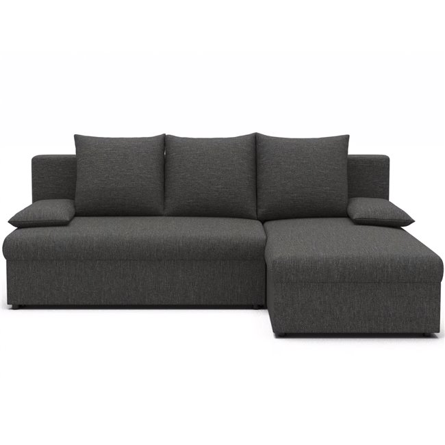 Угловой диван Elgino L/R Reversible, раздвижной, Sawana 21, серый, H90x201x143cm