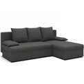 Угловой диван Elgino L/R Reversible, раздвижной, Sawana 21, серый, H90x201x143cm