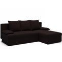 Угловой диван Elgino L/R Reversible, раздвижной, Sawana 26, коричневый, H90x201x143cm