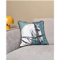 Cushion Show Horse Head, 45x45cm
