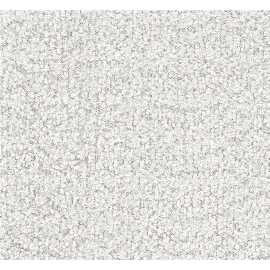 Угловой диван Elhadson L, раздвижной, Royal 01, букле, белый, H89x206x150cm