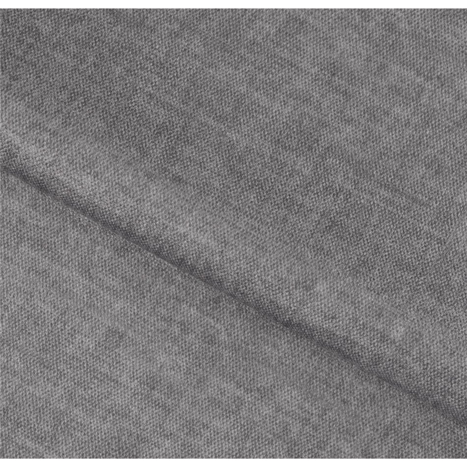 Corner sofa Elgomsi R, Manhattan 03, velvet, gray, H100x228x165cm