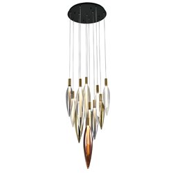 Griestu lampa Roa, H77x45x45cm, LED 47.3W, 3000K, 5698lm