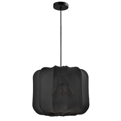 Griestu lampa Roya Black L, H37-120cm, D50cm, E27x3 40W(MAX)