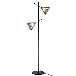 Grīdas lampa Robbio smoky, H150x20x18cm, G9x2 20W(MAX)