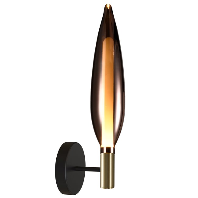 Wall lamp Roa 1,  H45.5x7.8x14.5cm, LED 4.3W, 3000K, 518lm