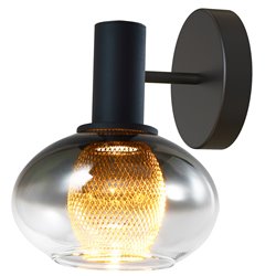 Sienas lampa Roales W1, H22x16x12cm, LED 6W, 3000K, 518lm