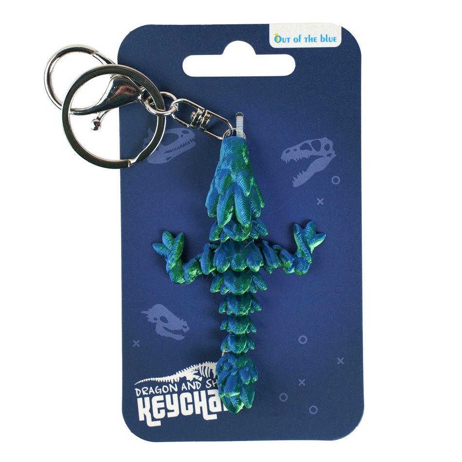 Metal keychain 3D Motiv Dragon/Shark, 8x4x2.5cm