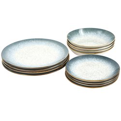 Trauku komplekts Elysia, 4 personām, 12 gab., D26.5cm/D20cm/D19cm