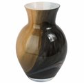 Vase Draga, brown, glass, H26cm, D18.5cm
