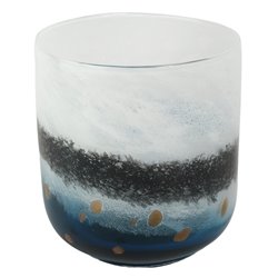 Ваза Oceano, стекло, H18.5cm, D16cm