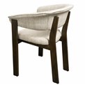 Dining chair Sesil, taupe/brown, H80x59x57cm, sH48cm