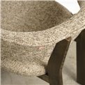 Dining chair Sesil, brown, H80x59x57cm, seat height 48cm