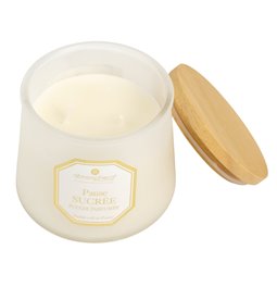 Candle in glass jar Elisa Sucr, 200g, H8.3cm, D9.1cm