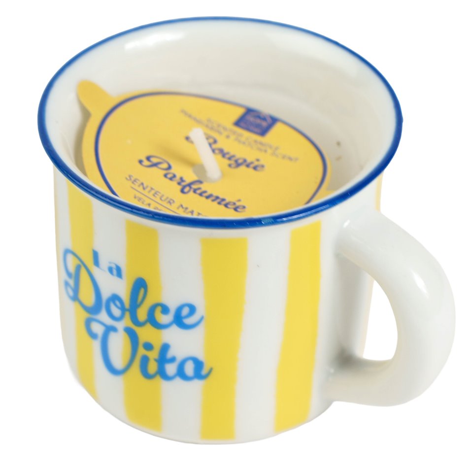 Свеча в керамической чаше Dolce Vita, H5cm, D5.5cm