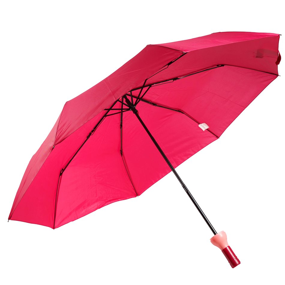 Umbrella 90cm Rose wine bottle, pink/red, H31cm, D5cm