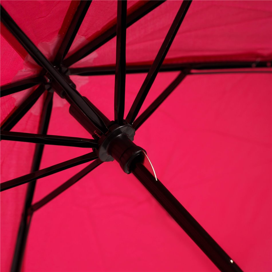 Umbrella 90cm Rose wine bottle, pink/red, H31cm, D5cm