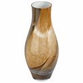 Vase Draga, brown, glass, H40cm, D17cm