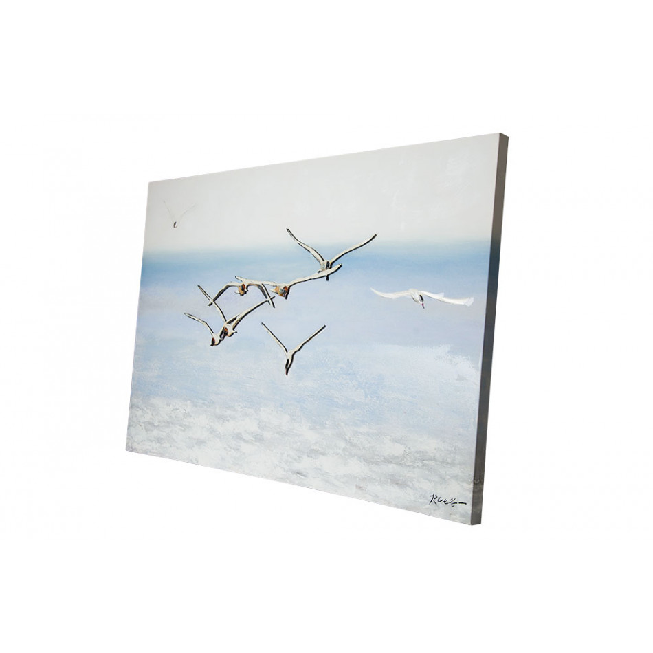 Картина на холсте Seagulls, 120x80см