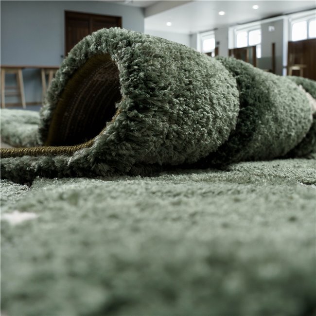 Ковер Masai 4393, темно-зеленый/белый, 160x230cm