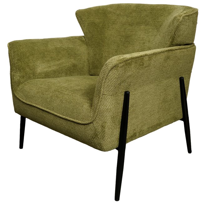 Кресло для отдыха Dolni green, зеленый, H83x81x83см, высота сиденья 44см