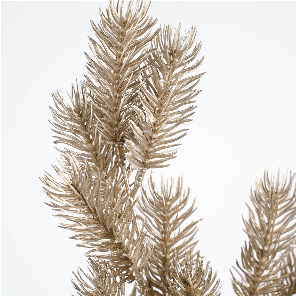 Декоративная ветка Pines H, цвет шампанского, H60x16cm