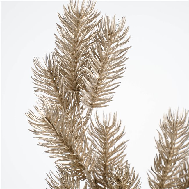 Декоративная ветка Pines H, цвет шампанского, H60x16cm