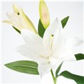 Decorative flower Lily white 1, H94cm