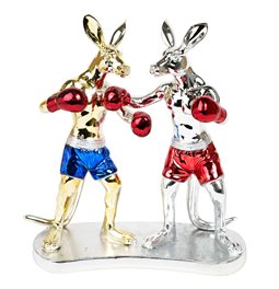 Dekoratīva figūra Kangaroo Boxer, H24.5x23.5x12.5cm