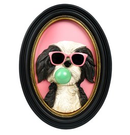 Sienas dekors Dog, H31x23x7.5cm