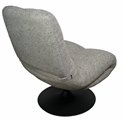 Atpūtas krēsls Valio 06, pelēks, grozāms 360 grādos, H98x92x71.5cm, sēdvirsmas augstums 52cm