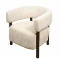 Artmchair Salmo, brown/light brown, H70x73x69cm, seat height 43cm