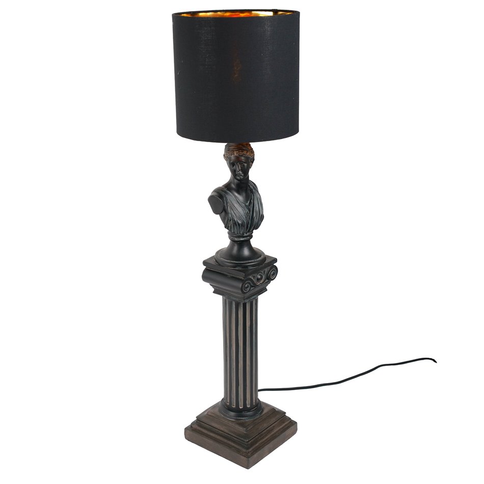 Настольная лампа Athena Roman column lamp, H77x21x21cm, E14 40W(MAX)
