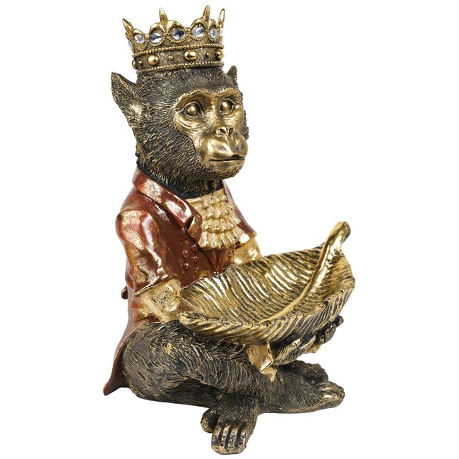 Декоративная фигурка Monkey with tray, H48x34x31.5cm