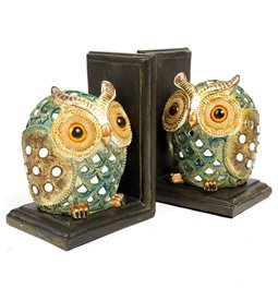 Grāmatu turētājs Owl, komplekts, H18x13x11cm
