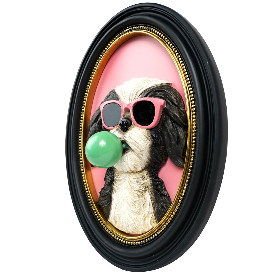 Настенный декор Dog, H31x23x7.5cm
