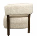 Artmchair Salmo, brown/light brown, H70x73x69cm, seat height 43cm