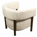 Artmchair Salmo, brown/light brown, H70x73x69cm, seat height 43cm