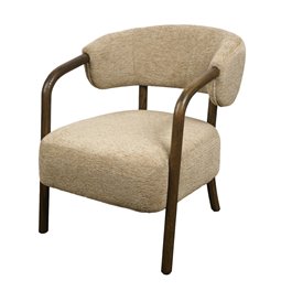 Atpūtas krēsls Sider, brūns, H74.5x65x73cm, sēdvirsmas augstums 50cm