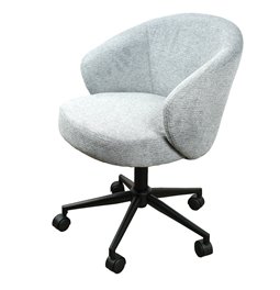 Biroja krēsls Sahara 93, pelēks, H76-86x60x61cm, sēdvirsmas augstums 48-58cm