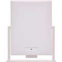 Mirror Holly, white, H43x35x7cm, LED 10W, 750lm
