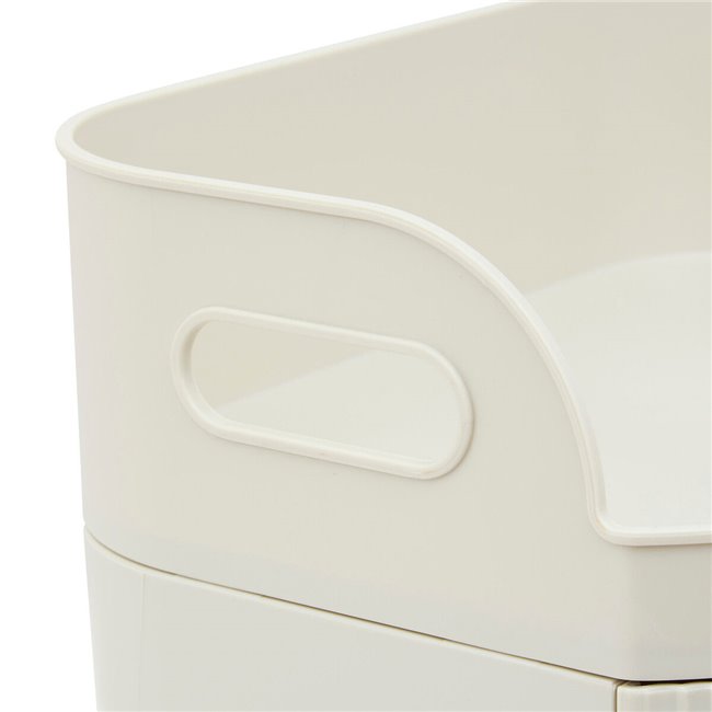Organizators Alba, bēšs/zelta krāsā, H19.5x26x18.5cm