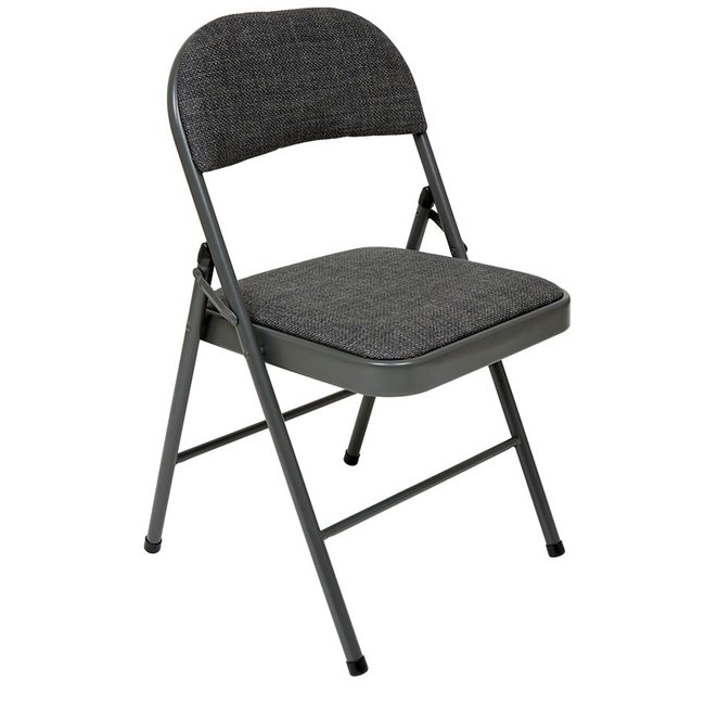 Складной стул Flexy, серый, H79.5x46.5x46.5cm, высота сиденья 45.5cm