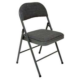 Salokāms krēsls Flexy, pelēks, H79.5x46.5x46.5cm, sēdvirsmas augstums 45.5cm