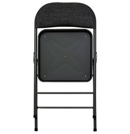 Salokāms krēsls Flexy, pelēks, H79.5x46.5x46.5cm, sēdvirsmas augstums 45.5cm