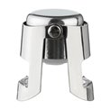 Champagne stopper, stainless steel, H3.7x5.5x4cm
