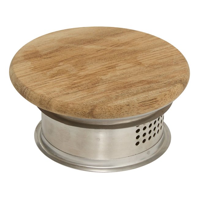 Tējkanna ar filtru Ivy, stikls/tērauds/akācijas koks, 1.6L, H19x17.5x12.9cm