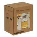 Tējkanna ar filtru Ivy, stikls/tērauds/akācijas koks, 1.6L, H19x17.5x12.9cm
