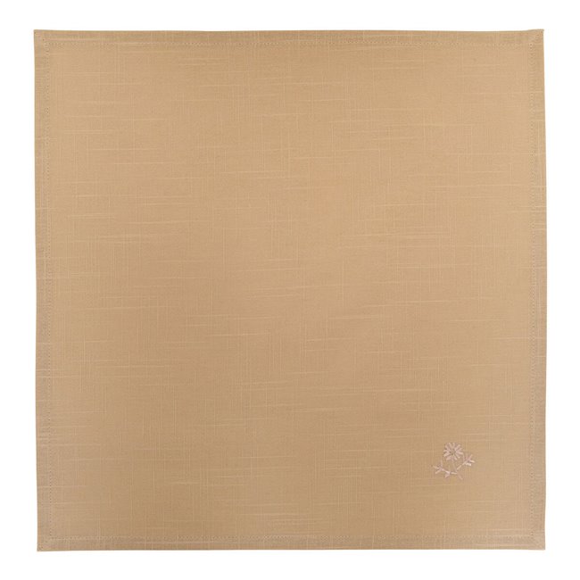 Napkin set Joy, 4 pcs., beige, cotton, 40x40cm