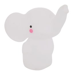Naktslampa Elephant LED, balta, uzlādējama, H14.5x10.5x13cm
